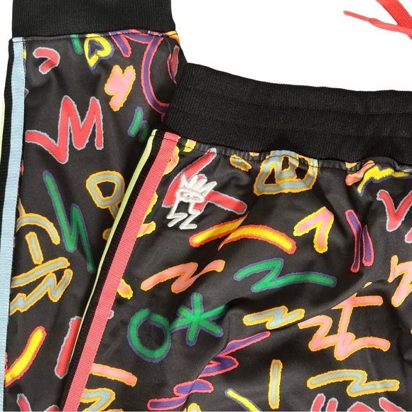 Adidas LoveUnites Unisex’s Graphic Joggers by Kris Andrew Small - Picture 7 of 10